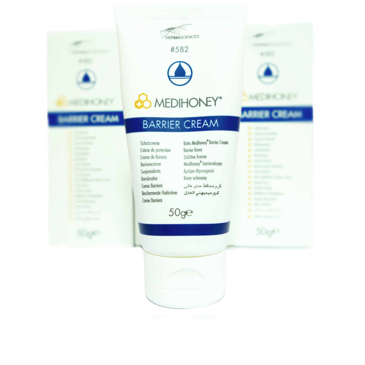 Medihoney Barrier Cream intensively moisturises to relieve, soften and replenish irritated, dry, rough and itchy skin.
